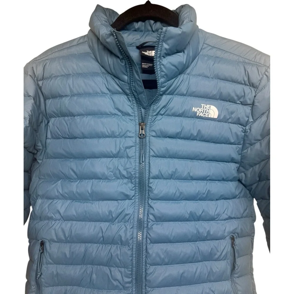 The North Face Stretch Down Puffer Jacket‎ 700 Fill Blue Men's Size Small